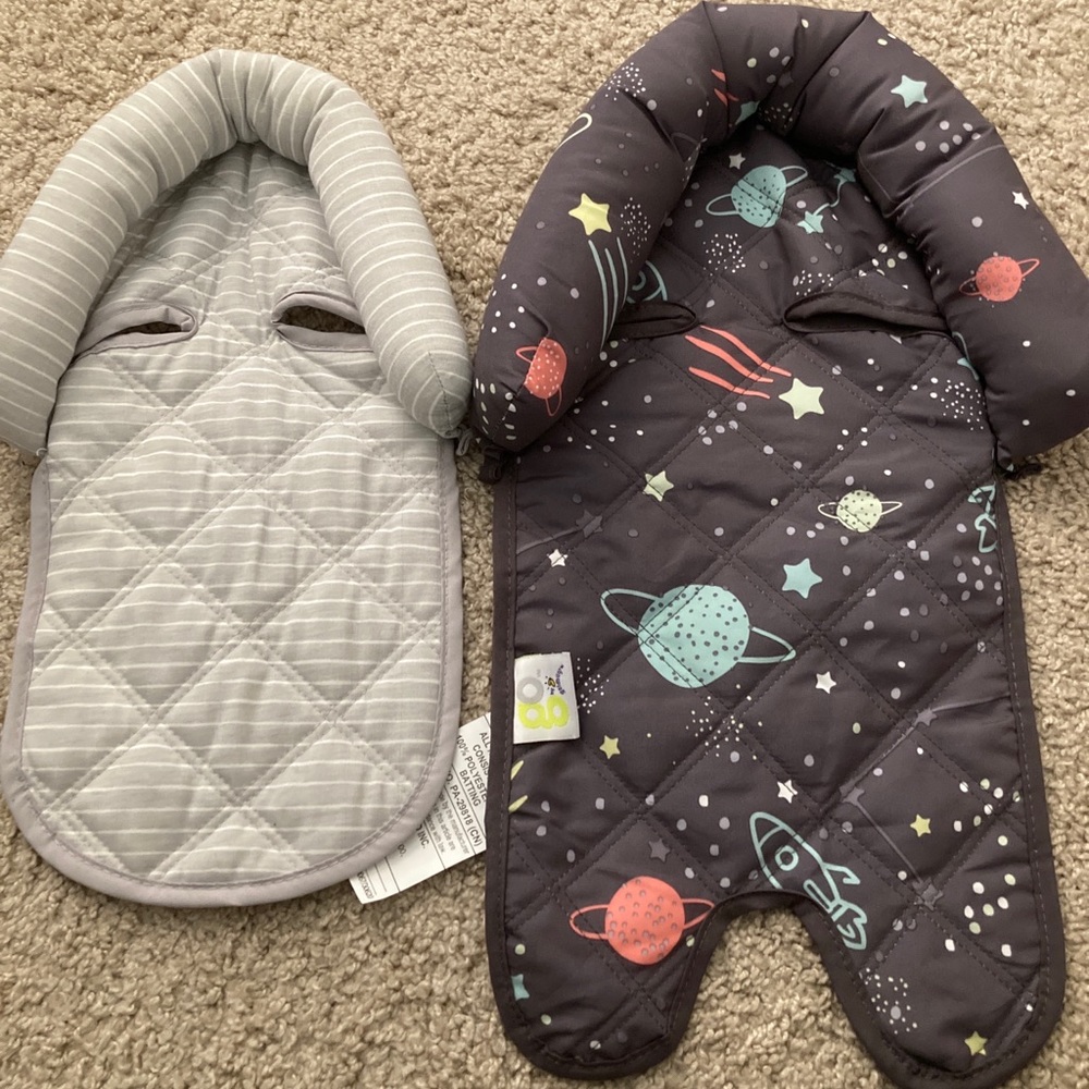 SOLD. Car seat/stroller inserts with straps